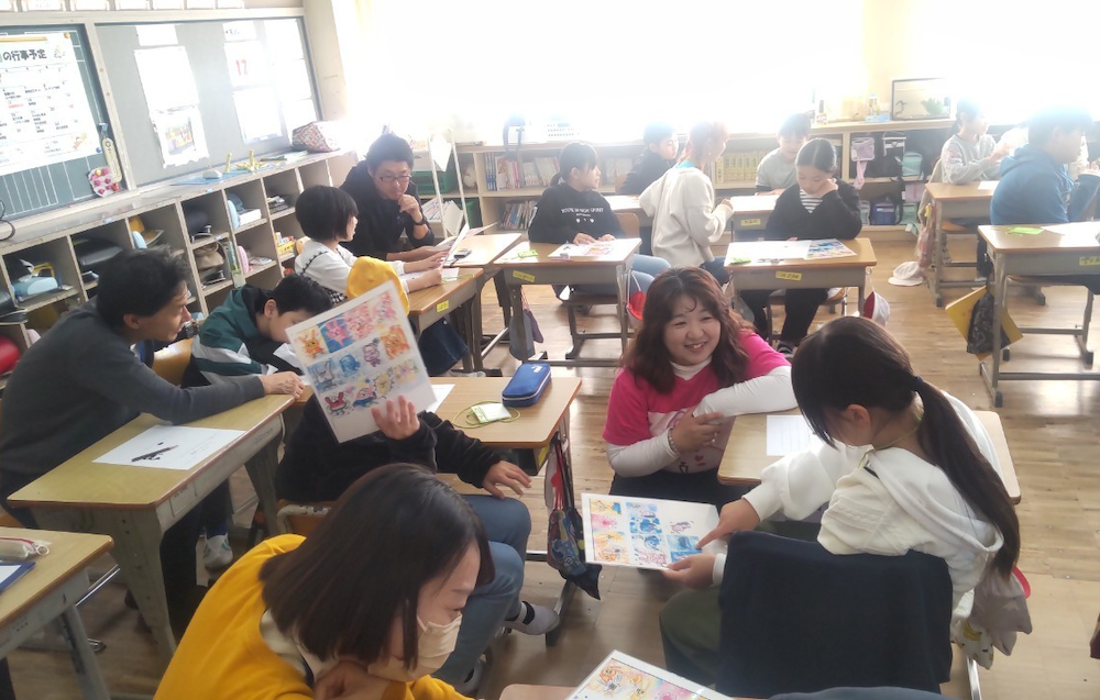 学校コーチングプロジェクト茨城県小学校での出張授業の事例